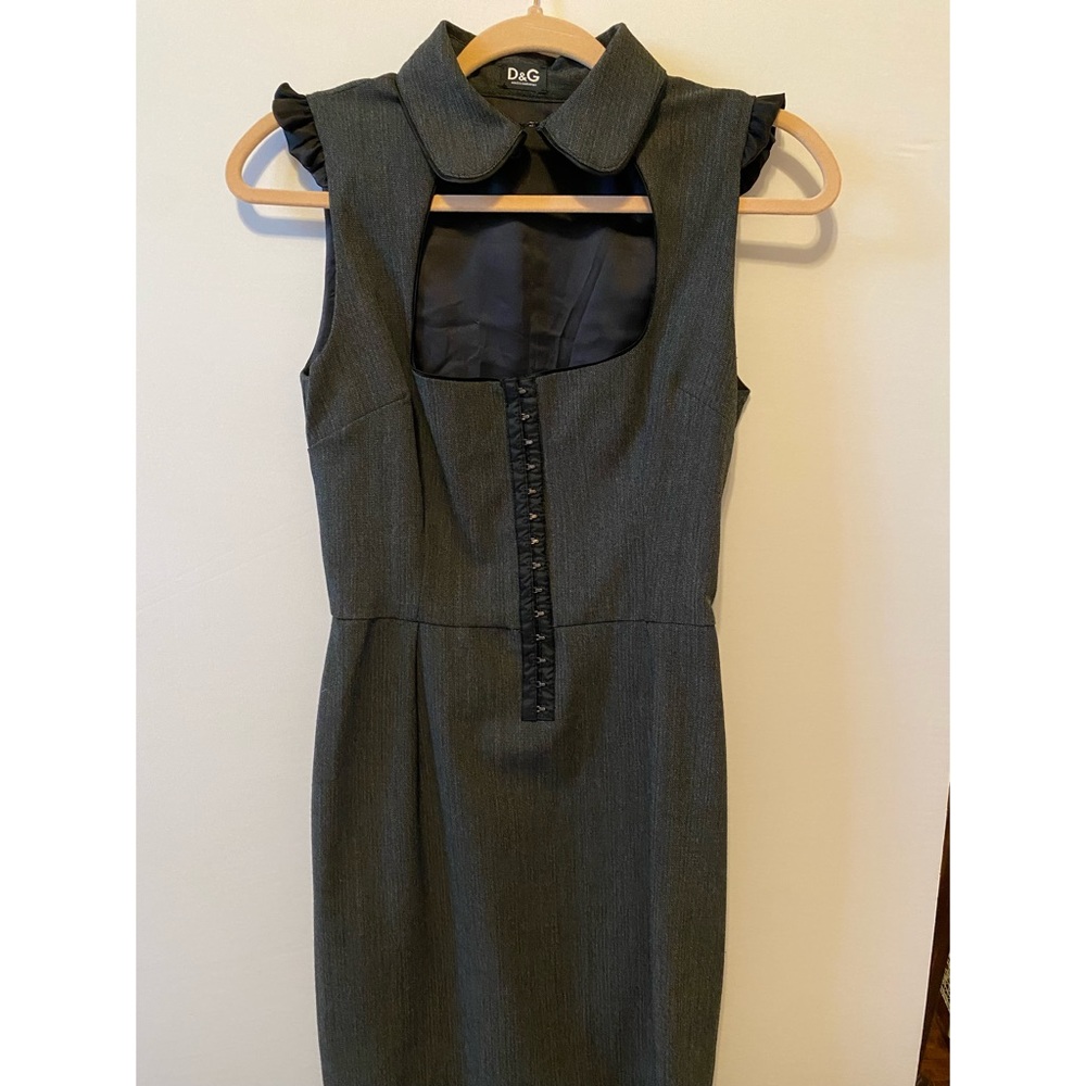 Dolce & Gabbana Corset Collared Dress